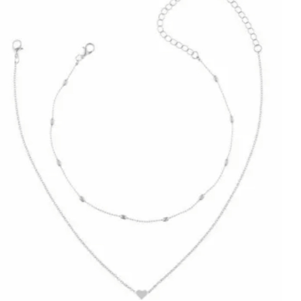1 Left New boutique multilayer heart necklace - Picture 2 of 4